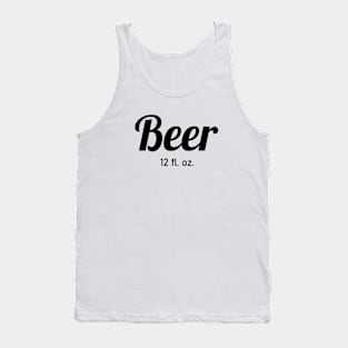 Generic beer label Tank Top